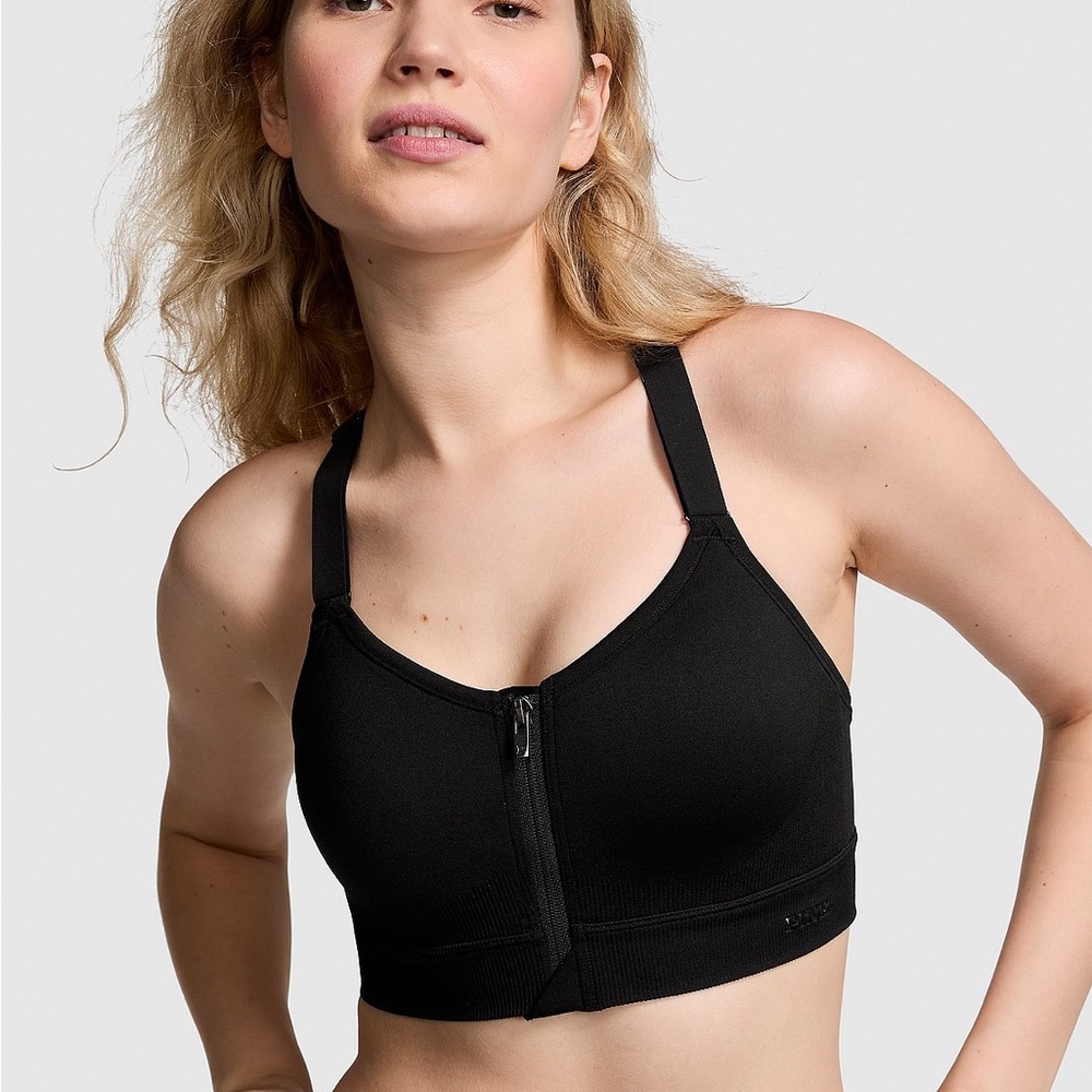 Victoria’s Secret PINK Zip FRONT HIGH-SUPPORT SPORTS BRA